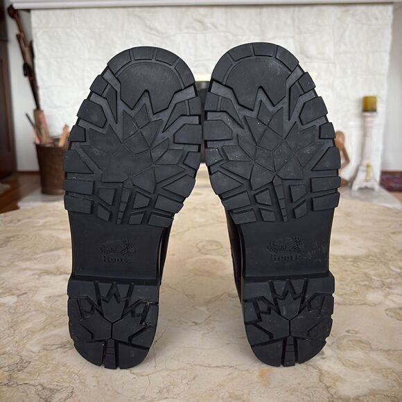 Roots Tobermory Leather Chelsea Boots Sherpa Lined - Picture 10 of 15